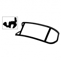 Back Glass Seal - Victoria - 1952 Ford Car  