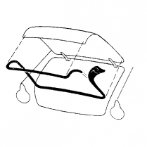 Trunk Lid Seal - 1952-60 Ford Car