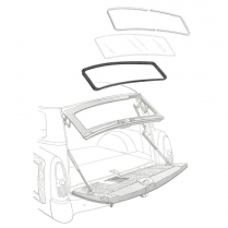Back Glass Seal - All 4 Door Wagons, Customline Ranch Wagon - 1952-54 Ford Car  