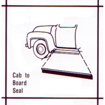 Running Board Seal - 1953-56 Ford Panel Truck