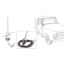 Radio Antenna Assembly - 1953-55 Ford Truck, 1949-51 Mercury Car