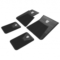 Floor Mats - Black - Set of (4) - 1960-68 Ford Car  
