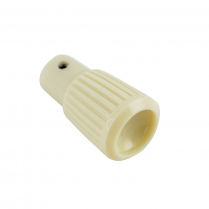 Windshield Wiper / Heater Fan Knob - White - 1960-63 Ford Car