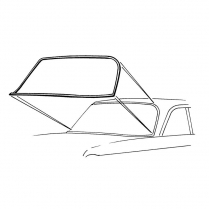 Back Glass Seal - Falcon - 2 & 4 Door Sedan - 1960-62 Ford Car