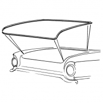 Trunk Lid Seal - 1957-63 Ford Car