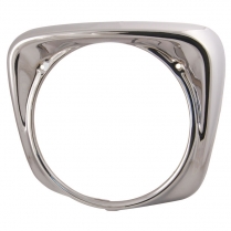 Headlight Door - Chrome - LH - 1961-66 Ford Truck