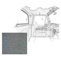 Headliner Kit - Non Perforated - with wrap around rear glass - Unibody Only - 1961-63 Ford Truck