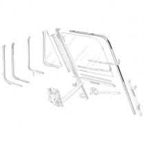 Door Glass Run - 1961-66 Ford Truck