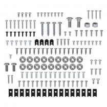 Interior Trim Screw Kit - Stainless - 130 piece - 1961-66 Ford Truck    