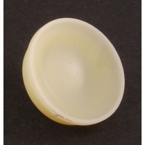 Dash Knob White Insert - 1961-66 Ford Truck, 1966 Bronco, 1961-67 Econoline
