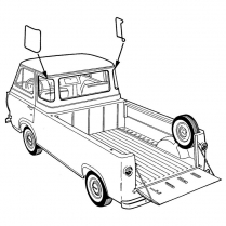 Quarter Window Seal - 1961-67 Ford Truck    