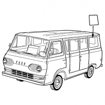 Body Side Window Seal - 1961-67 Ford Econoline