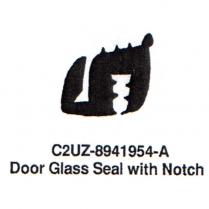 Side or Rear Door Glass Seal - 1961-67 Ford Truck