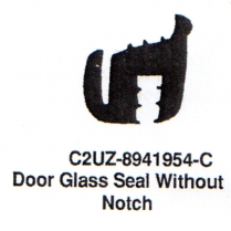 Side or Rear Door Glass Seal - 1961-67 Ford Truck