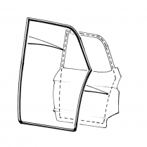 Door Seal Kit - 4 Door Sedan - Rear Door - 1963 Ford Galaxie