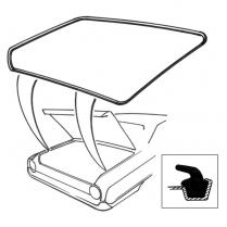 Trunk Lid Seal - 1962-69 Ford Car