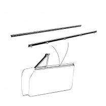 Door Glass Anti-Rattler - RH - 1963 Ford Car  