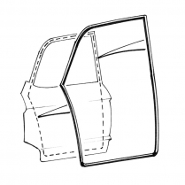 Door Seal Kit - 4 Door Wagon - Rear Door - 1963-64 Ford Galaxie