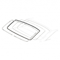 Back Glass Seal - 2 Door Hardtop - 1963-65 Ford Car, 1963-65 Mercury Comet