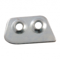 Door Latch Striker Aux Plate - Right - 1961-66 Ford Truck, 1957-63 Ford Car