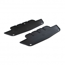 Hood Side Emblem Beaded Pads - Pair - 1963-65 Ford Truck