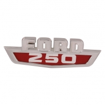 Hood Name Plate - "250" - 1963-64 Ford Truck