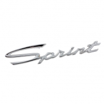 Fender Script - Chrome - "Sprint" - 1963-64 Ford Car  