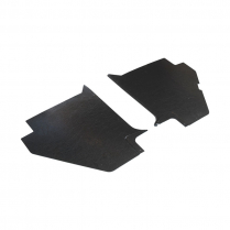 Under Dash Kick Panels - Black - except Convertible - 1964-65 Ford Falcon Car