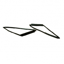 Vent Window Rubber Seals - Pair - Hardtop and Convertible - 1965-68 Ford Galaxie, 1965-66 Mercury
