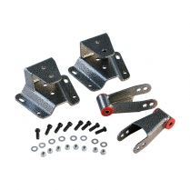 Drop Rear Spring Hanger Kit - 4 inch - 1965-72 Ford Truck    