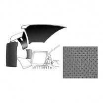 Headliner Kit - Perforated - Light Gray - 1965-66 Ford Truck