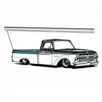 Bed Side Molding - Short Wheel Base - 1965-66 Ford Truck
