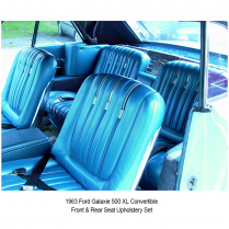 Galaxie Seat Upholstery - Front and Rear Sets - 1962-68 Ford Galaxie Car - Drop Ship Item**
