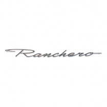 Fender Script - Chrome - "Ranchero" - 1966-67 Ford Car  