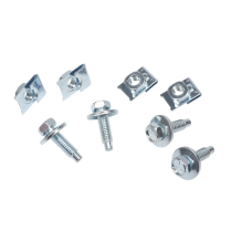 Hood Latch Bolt Kit - Zinc - 1966-77 Ford Bronco