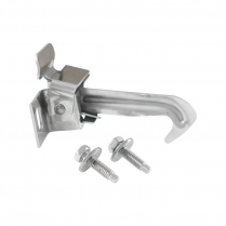 Hood Safety Latch - Stainless Steel - 1966-77 Ford Bronco