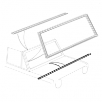 Windshield Frame to Body Seal - Lower - 1966-77 Ford Bronco