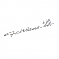 Trunk Lid Fairlane 500 Emblem - 1967 Ford Fairlane Car