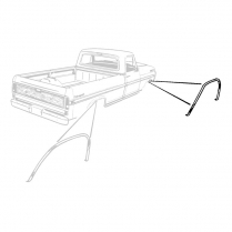 Wheel Opening Molding - RH Front - 1967-72 Ford Truck