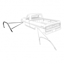 Wheel Opening Molding - LH Front - 1967-72 Ford Truck