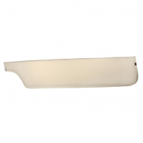 Sun Visor - White -  Padded - 1967-69 Ford Truck
