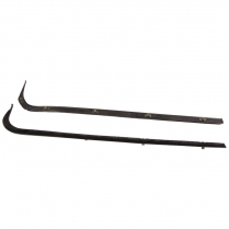 Door Glass Anti-Rattlers - Black Bead - 1967-71 Ford Truck