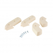 Seat Hinge Cover Set - Parchment - 1967-77 Ford Bronco