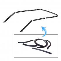 Weather Stripping Kit for Convertible Top - 1968-69 Ford Fairlane Torino