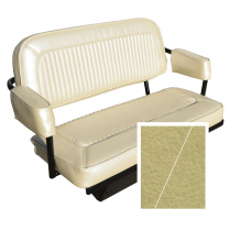Rear Bench Seat - Parchment - Sierra with Sierra Inserts - 1968-77 Ford Bronco - Drop Ship Item**
