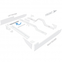 Rear Seat Mount Strap - Left - 1968-77 Ford Bronco