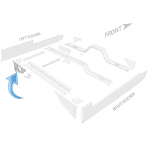 Floor Pan Rear Side Brace - Left - 1968-77 Ford Bronco