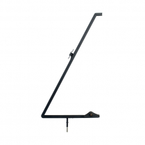 Vent Window Inner Frame - RH - Satin Black - 1966-77 Ford Bronco