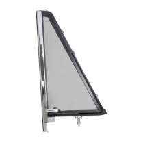 Vent Window Assembly - Left Hand - Black - 1966-77 Ford Bronco