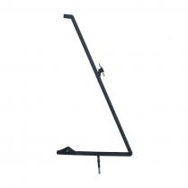 Vent Window Inner Frame - LH - Satin Black - 1966-77 Ford Bronco